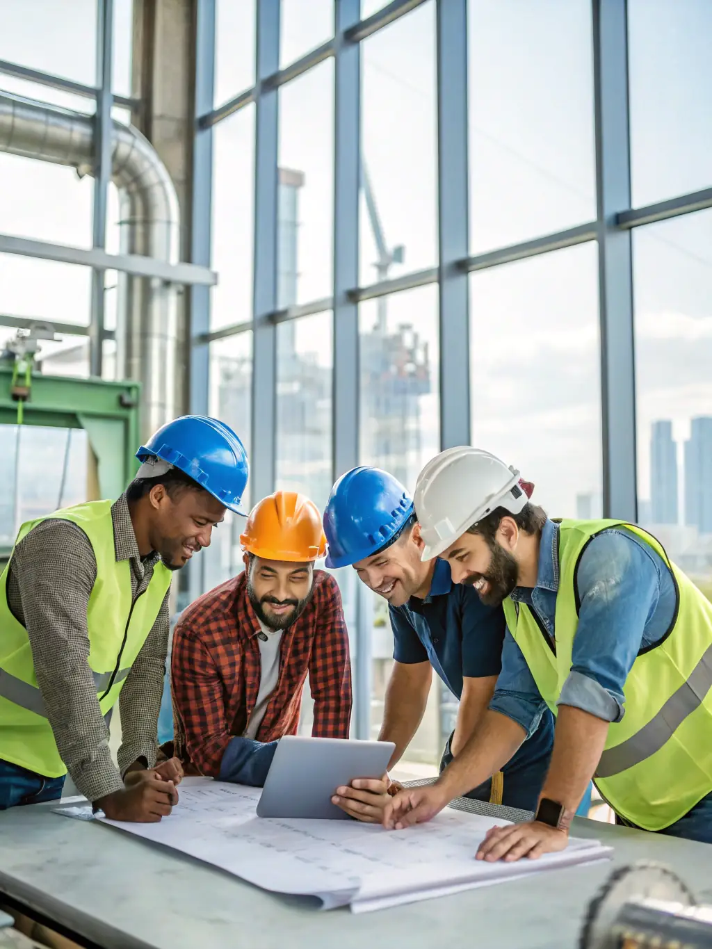 A professional image of a team of engineers collaborating on a complex electrical system design, emphasizing expertise and tailored solutions.